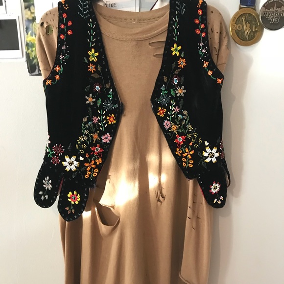 Tops - Beaded Vintage Vest